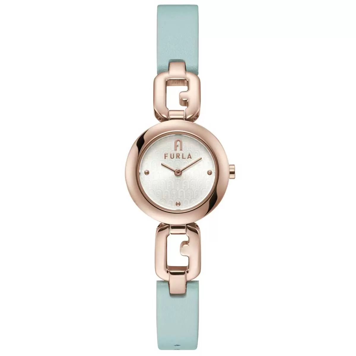 Furla Arco Chain Green Leather Women's Watch