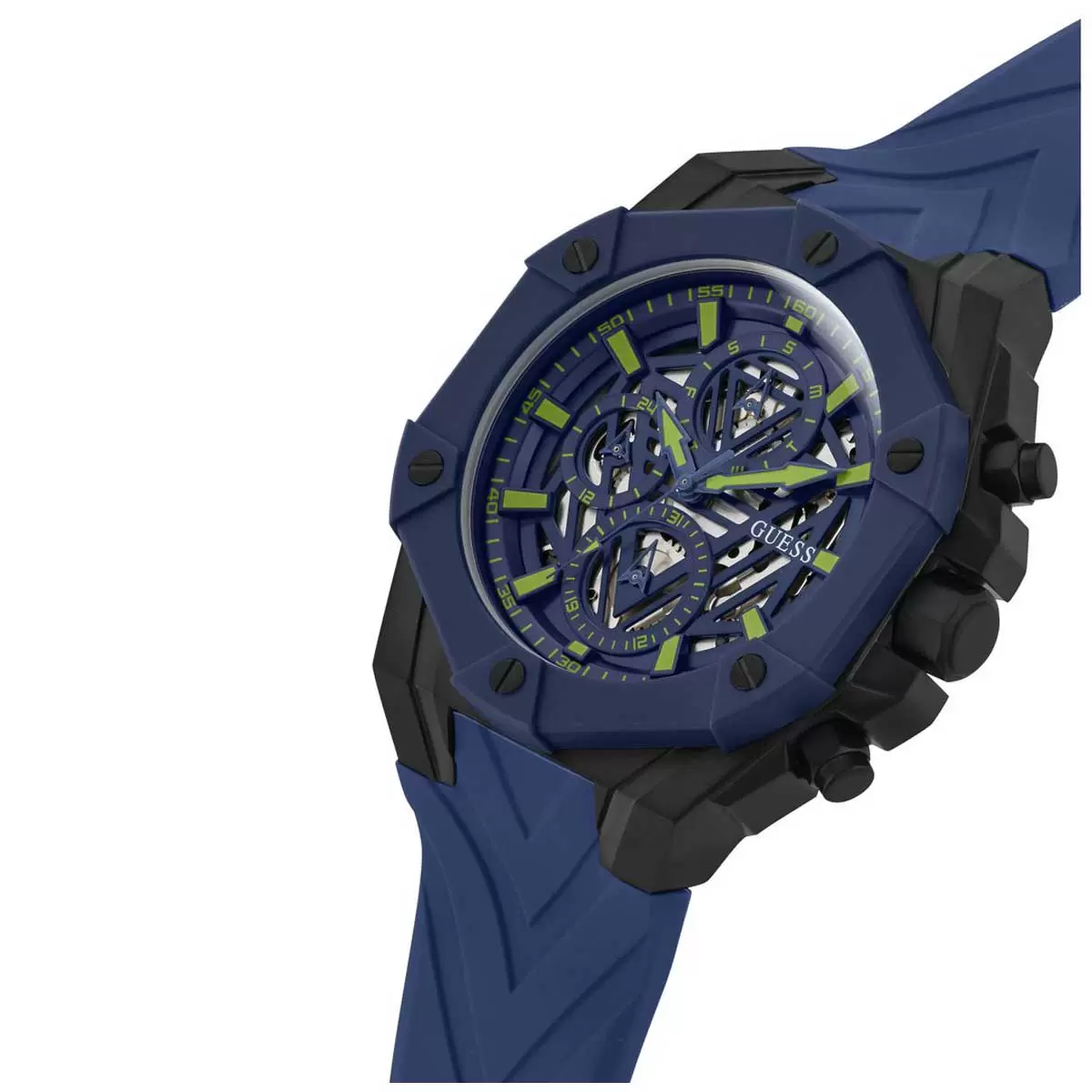 Guess Blue Formula Silicon Men's Watch GW0579G3