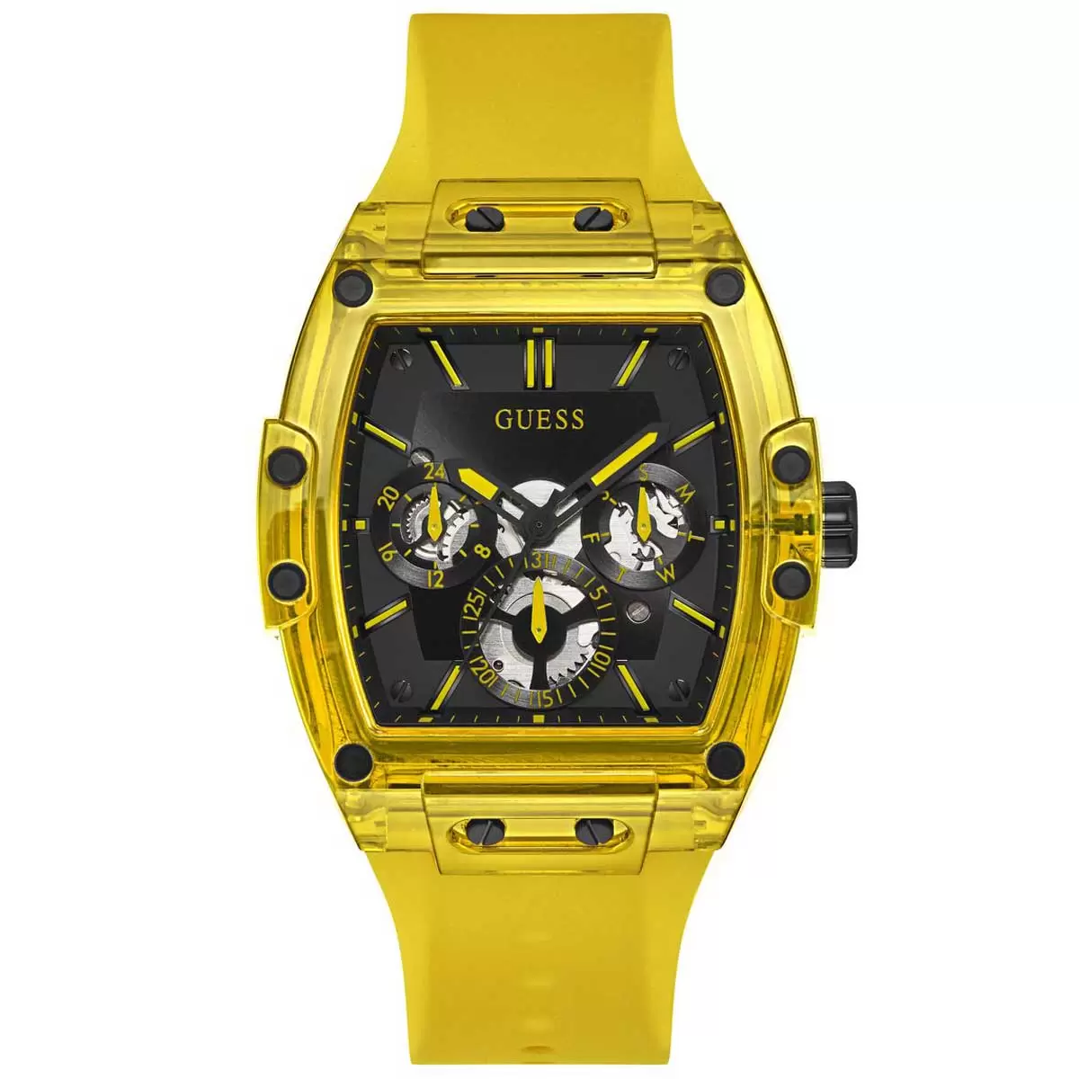 Guess Phoenix Yellow Multifunction Men's Watch GW0203G6