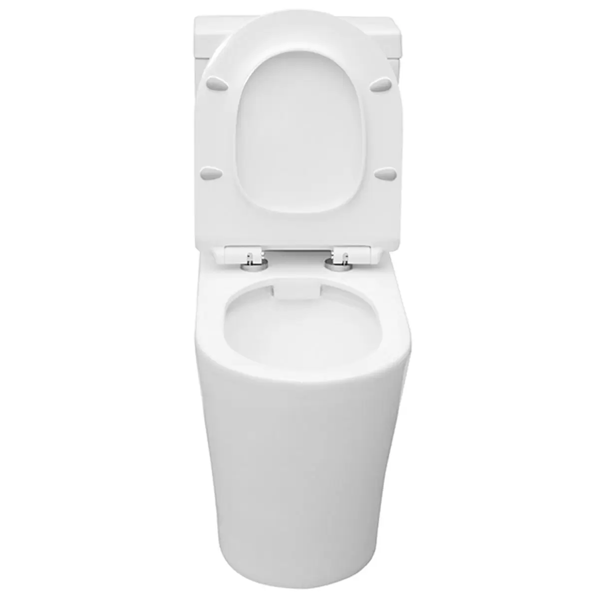 JOMOO Round Back To Wall Ceramic Toilet Suite Rimless