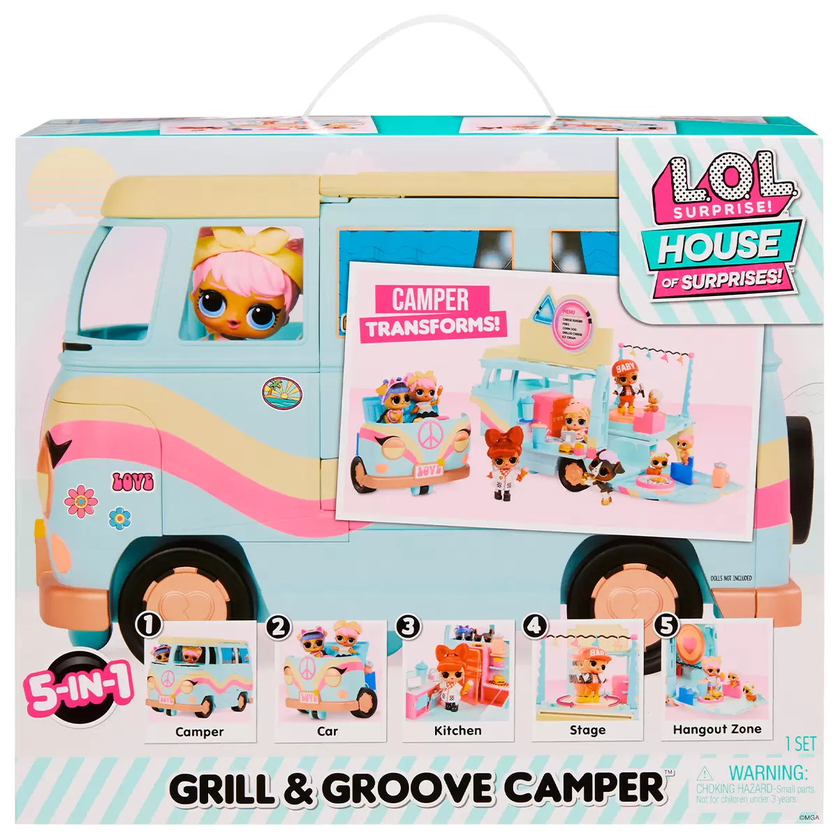 LOL Surprise Grill & Groove Camper