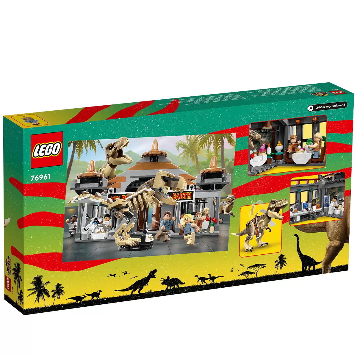 lego jurassic world raptor attack 76961