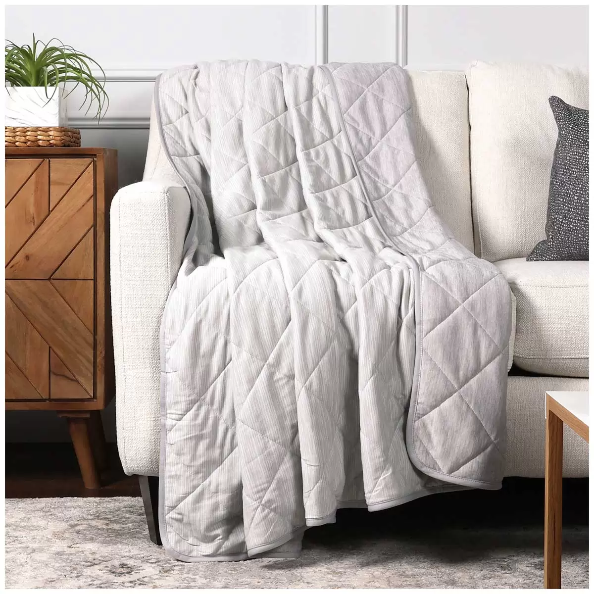 Life Comfort Reversible Cooling Throw 152 x 177cm Grey