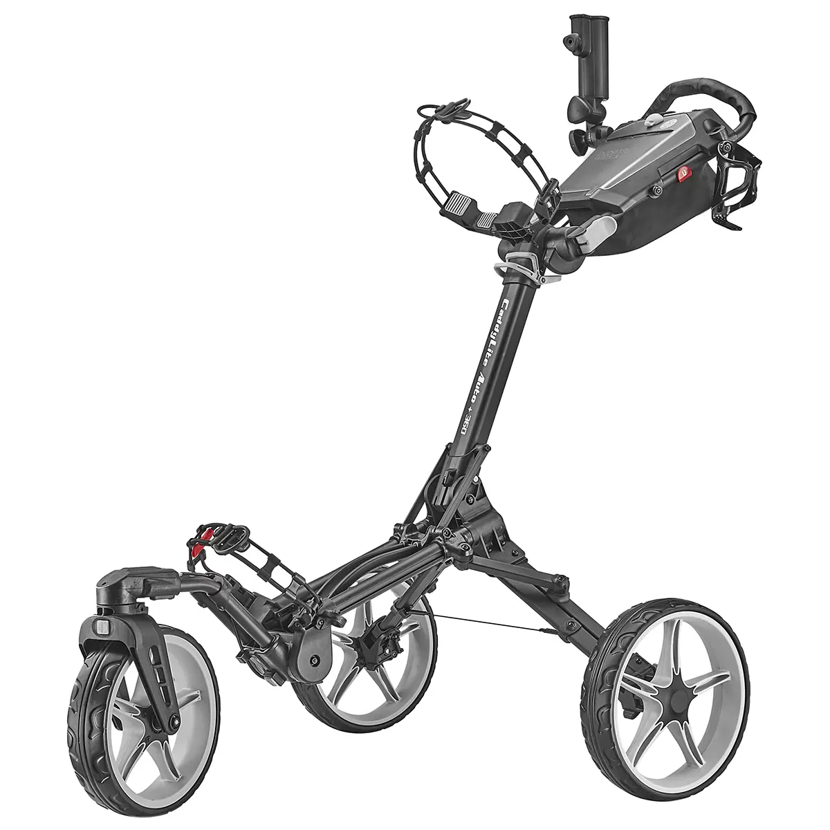 Incontro Sports Auto Fold Unfold Compact 3 Wheel Golf Push Cart