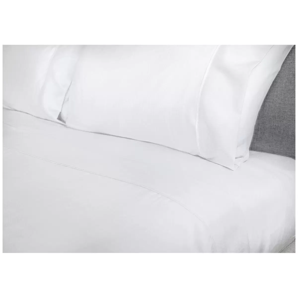 Kingtex Bamboo Cooling 2000TC Sheet Set Single - White