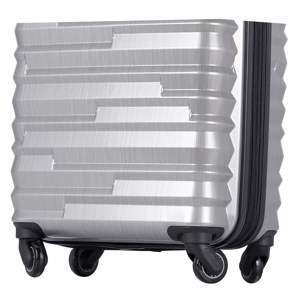 Samsonite Zipplus Carry On Luggage Silver