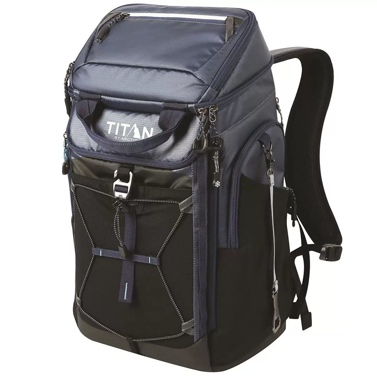 Titan 26 Can Backpack Cooler With Ice Walls Navy