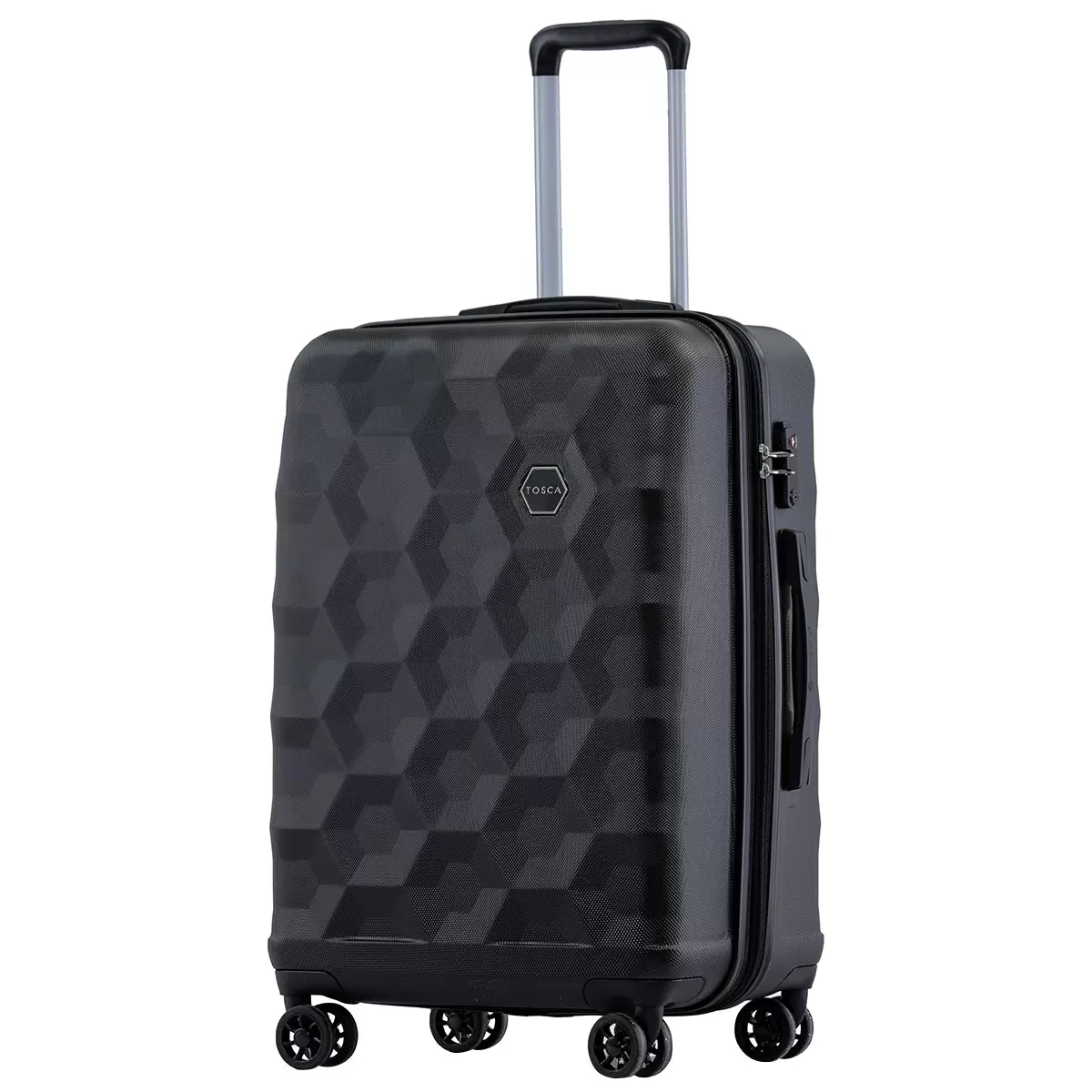 Tosca Bahamas Luggage 3 Piece Set Black