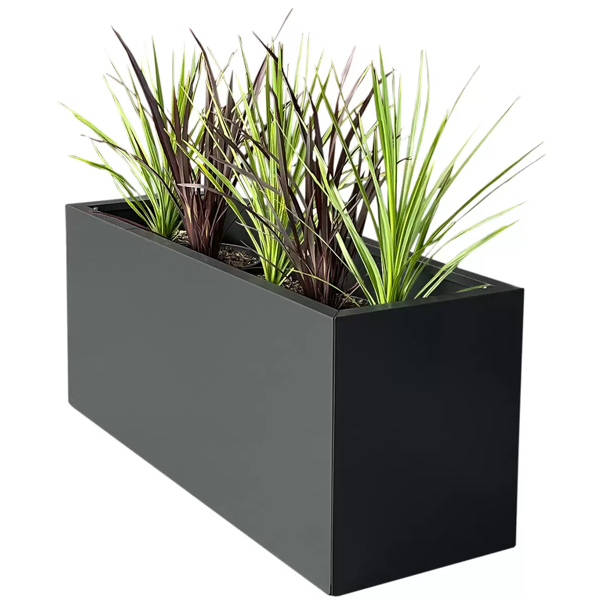 Greenlife Designer Planter Box L x 900 x W x 340 x H 400mm Charcoal