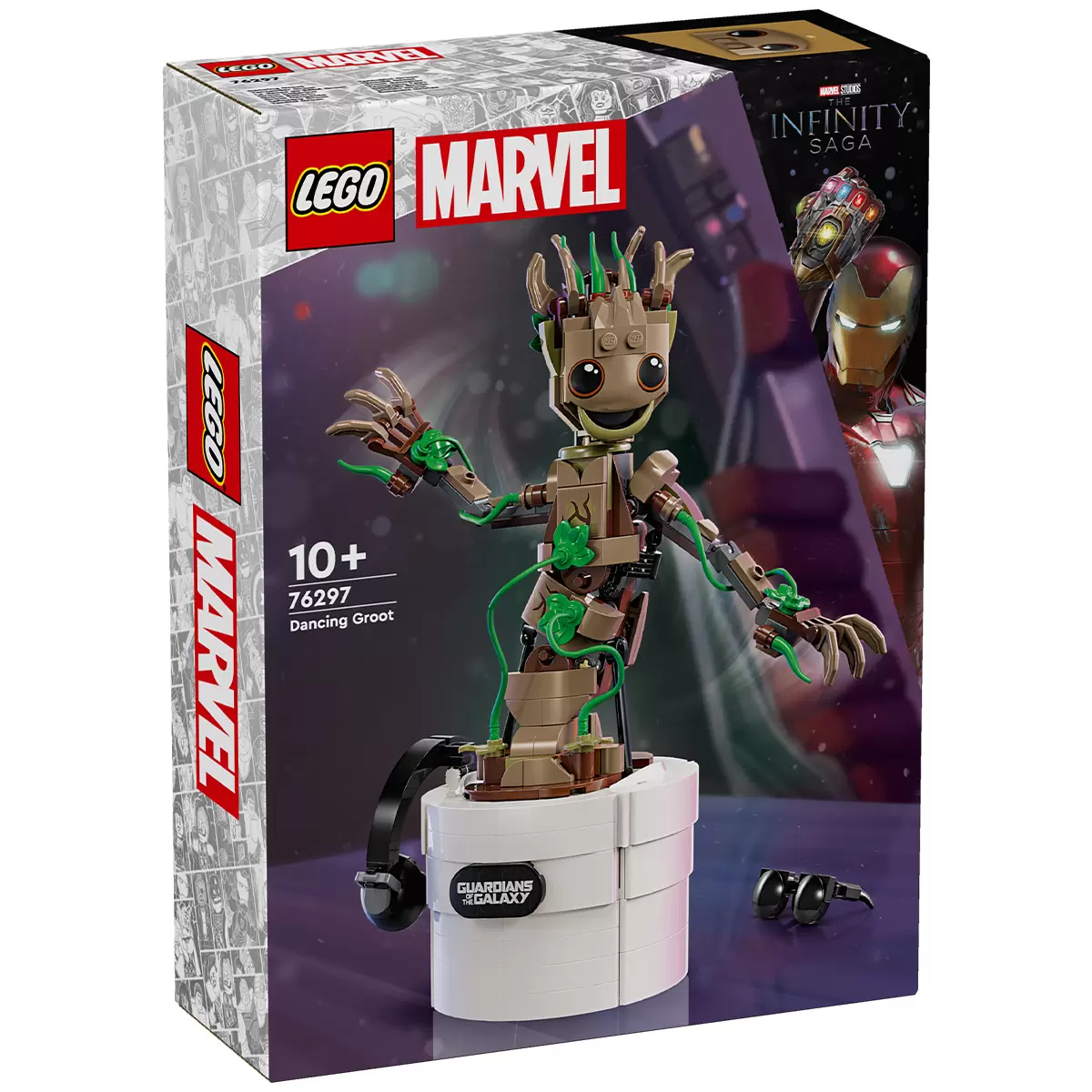 LEGO Marvel Dancing Groot Buildable Animated Toy 76297