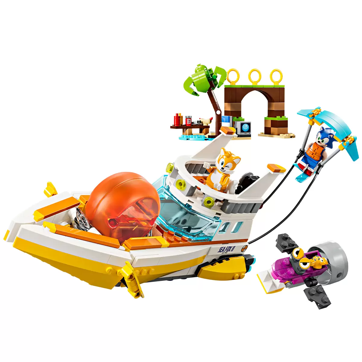 LEGO Sonic the Hedgehog Tails’ Adventure Boat Toy 76997