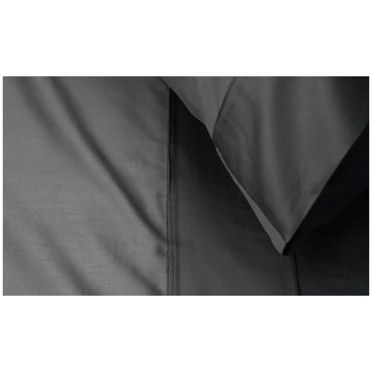 Kingtex American Pima 1000TC Quilt Cover Set Queen - Charcoal