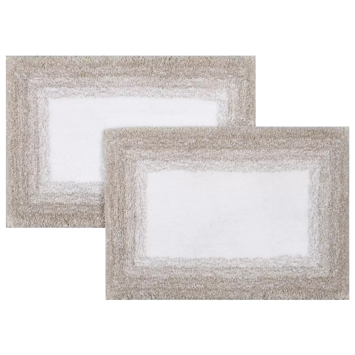 Riviera Homes Bath Mat 2 Pack Taupe