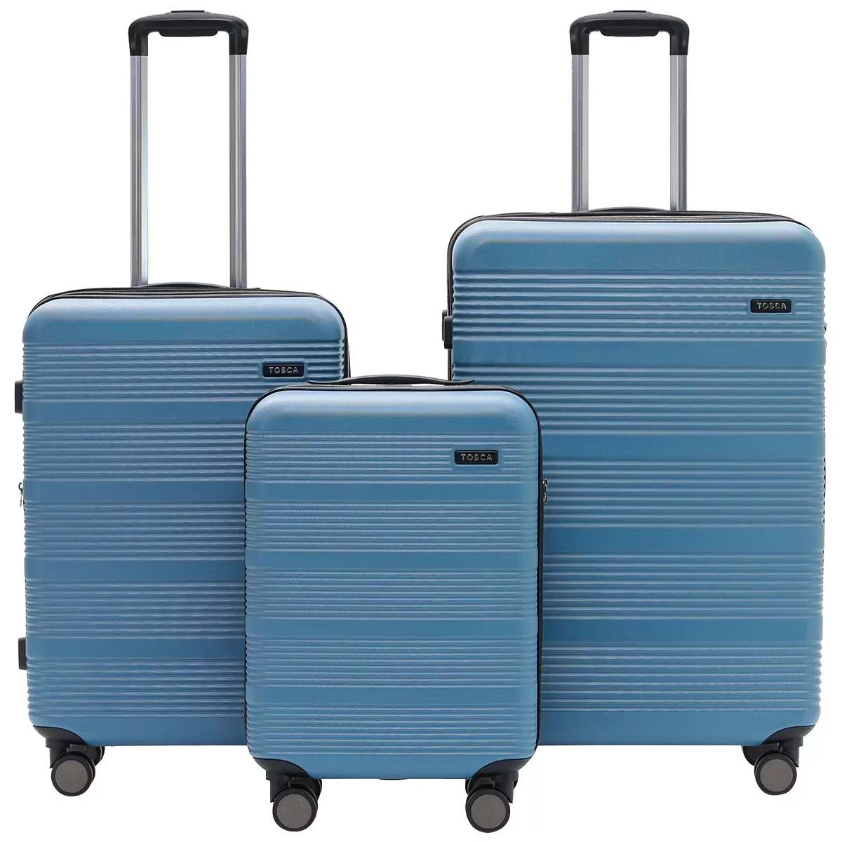 Tosca Cosmic Luggage 3 Piece Set Blue Mirage