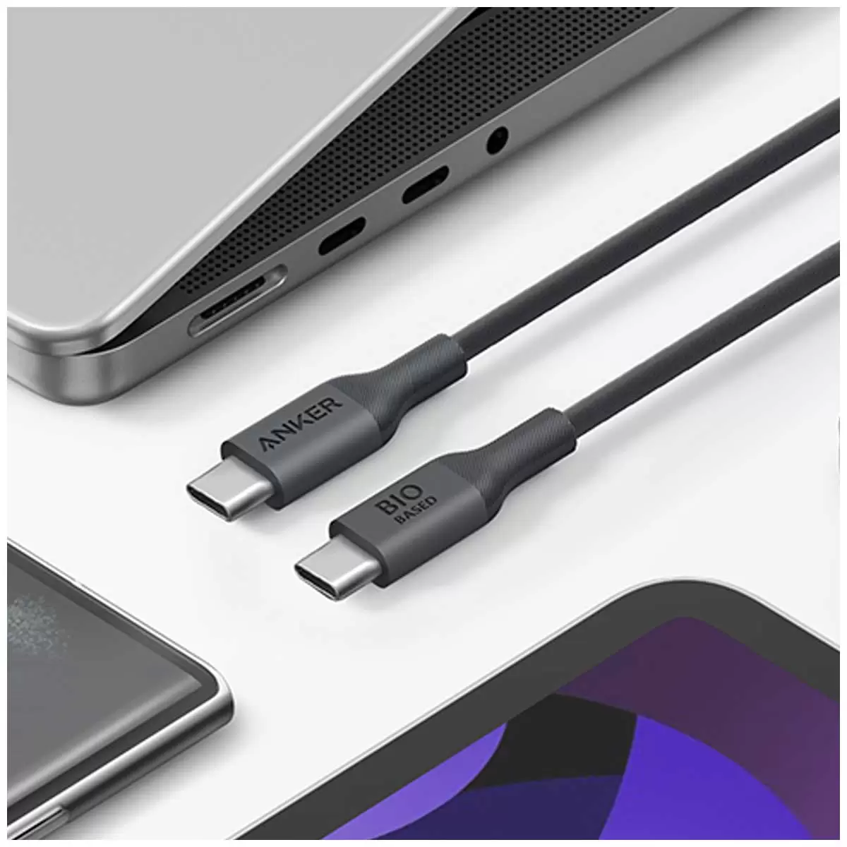 Anker 544 Bio-Based USB-C To USB-C Cable 0.9M Black A80F1H11