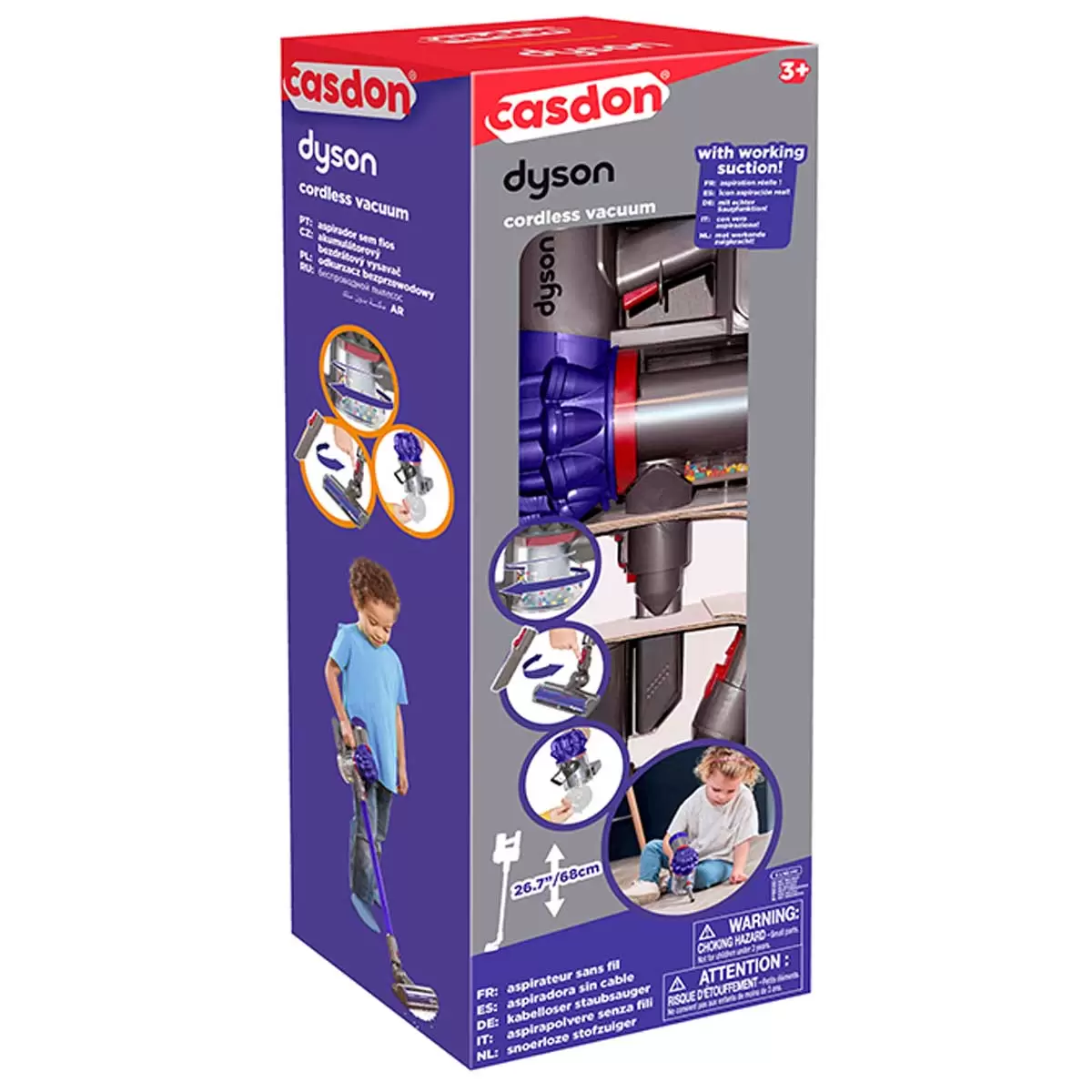 Dyson Cordless Toy Vacuum Cleaner Blue