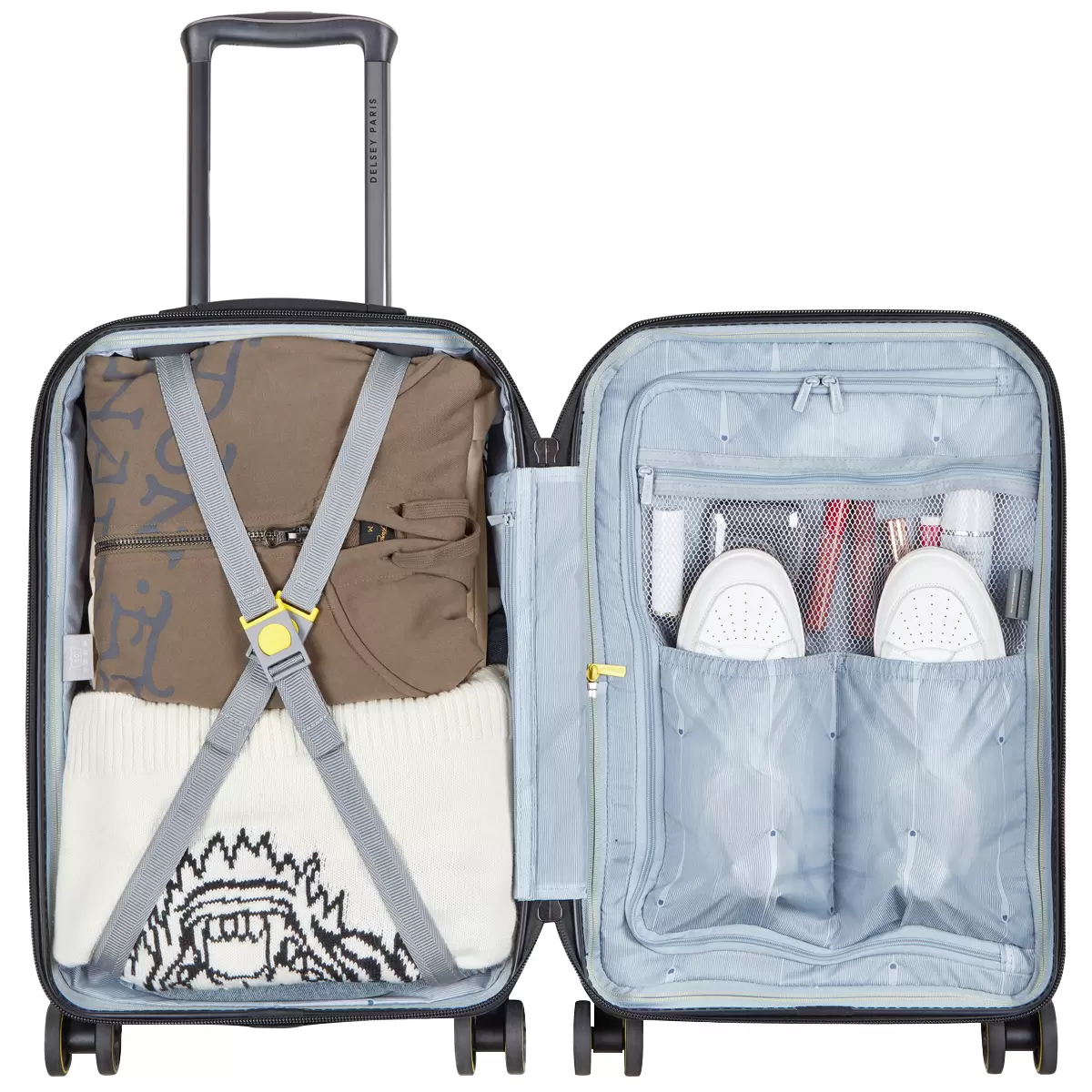 Delsey Helium Edge Hardside Luggage 2 Piece Set Grafite