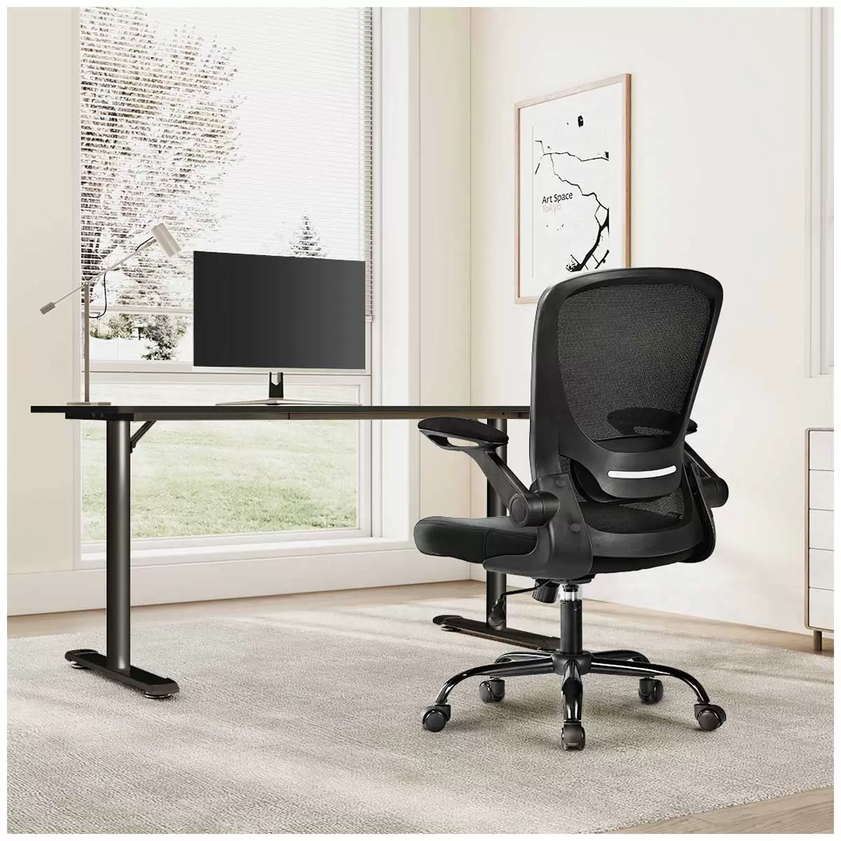 Eureka OC06 Onyx Ergonomic Task Chair Black