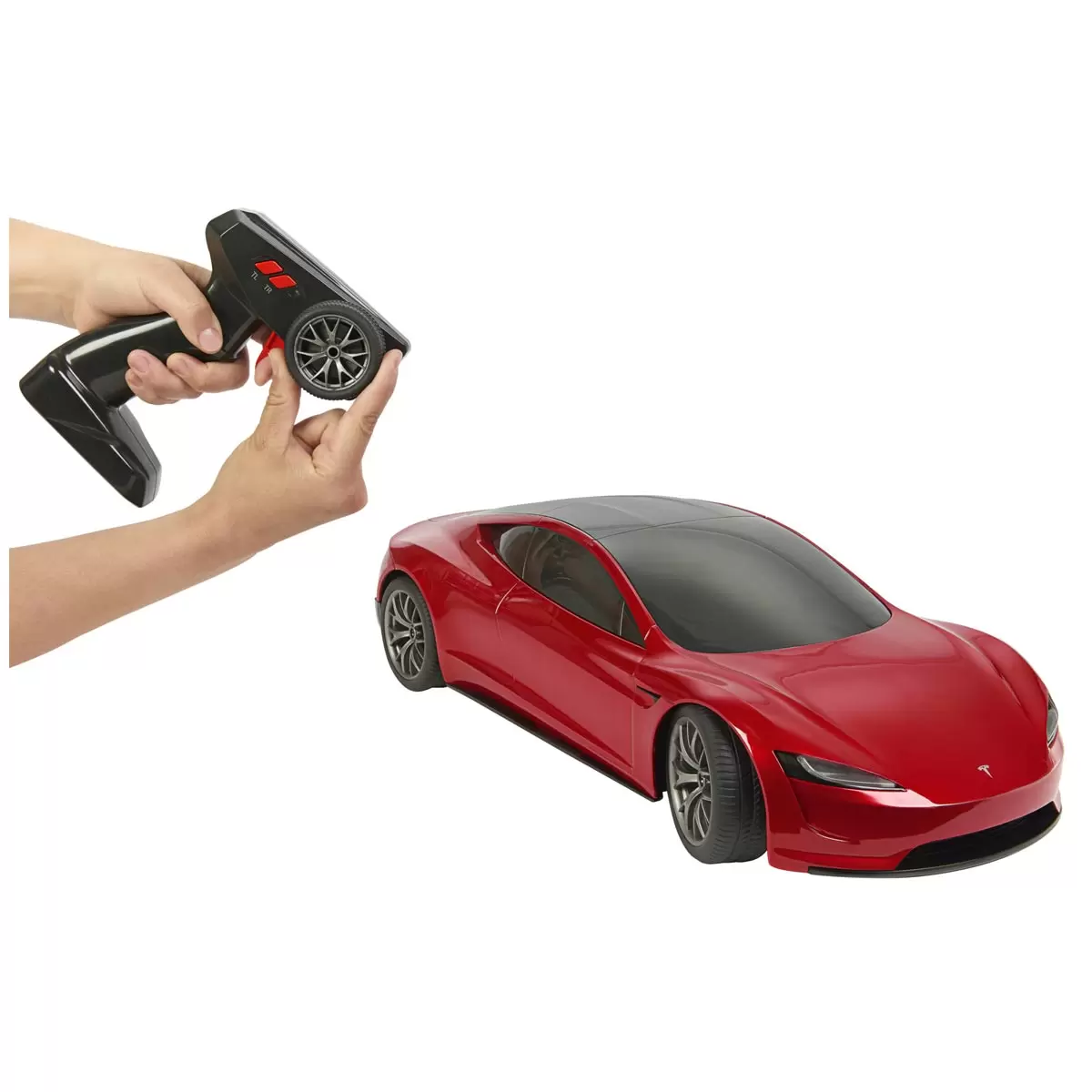 Hot Wheels Tesla Roadster RC 110 Racer Red