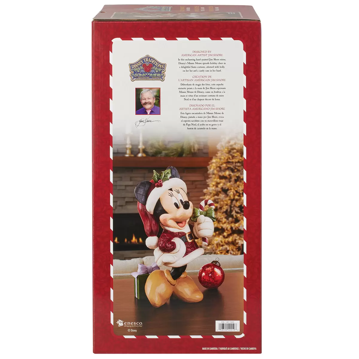 1784997 Jim Shore Minnie Mouse with Candy Cane