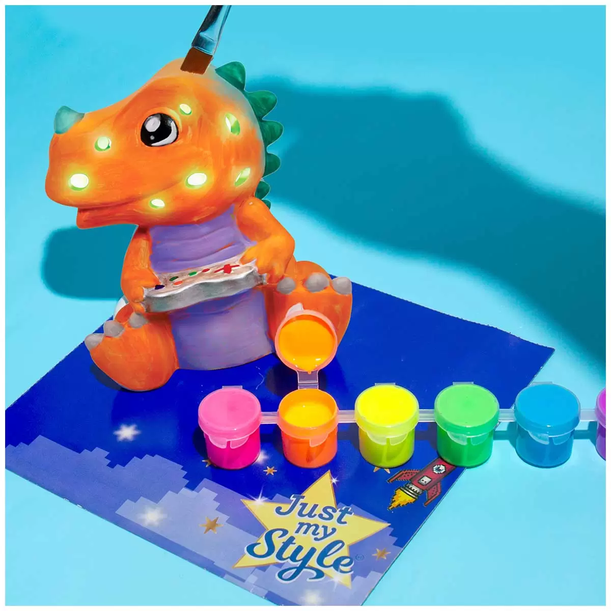 JMS Personalized Light Up Room Decor Dino