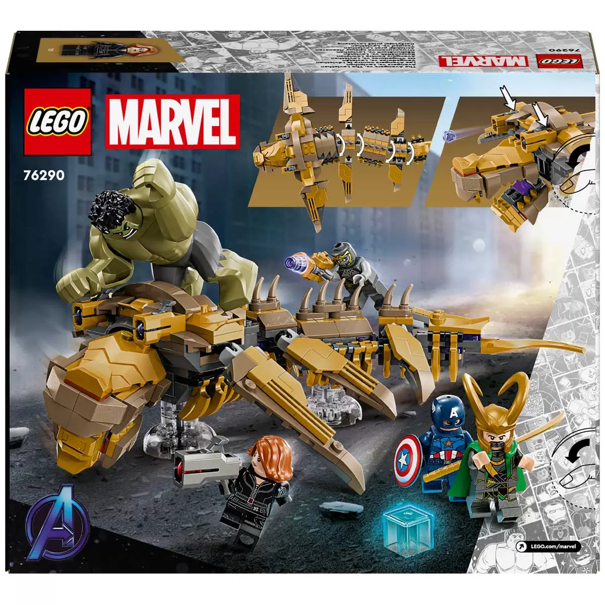 LEGO Marvel The Avengers vs. The Leviathan Playset 76290