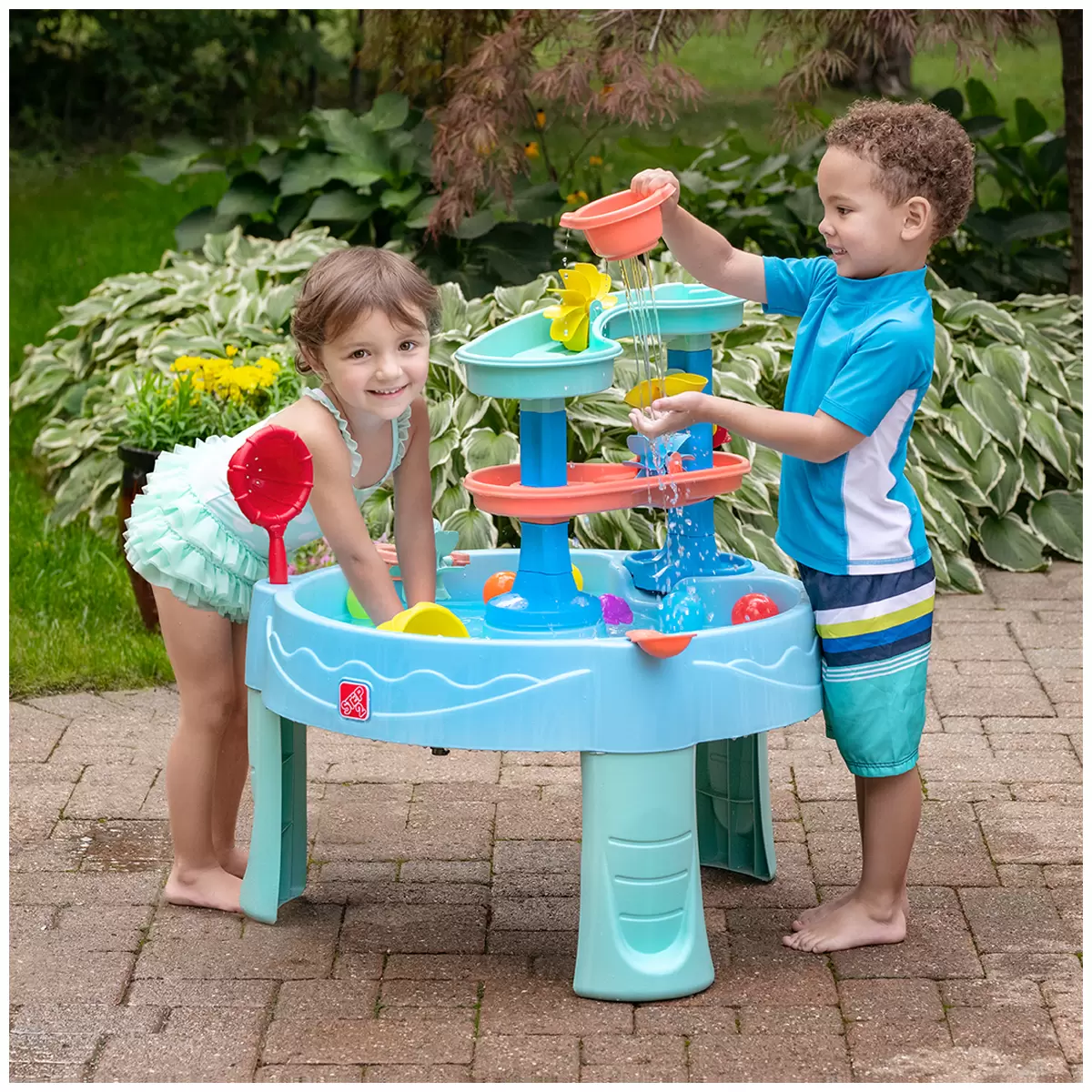 Step 2 Double Spin And Showers Water Table