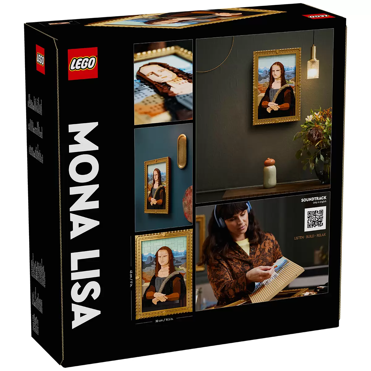 LEGO Art Mona Lisa Painting Building Set for Adults 31213