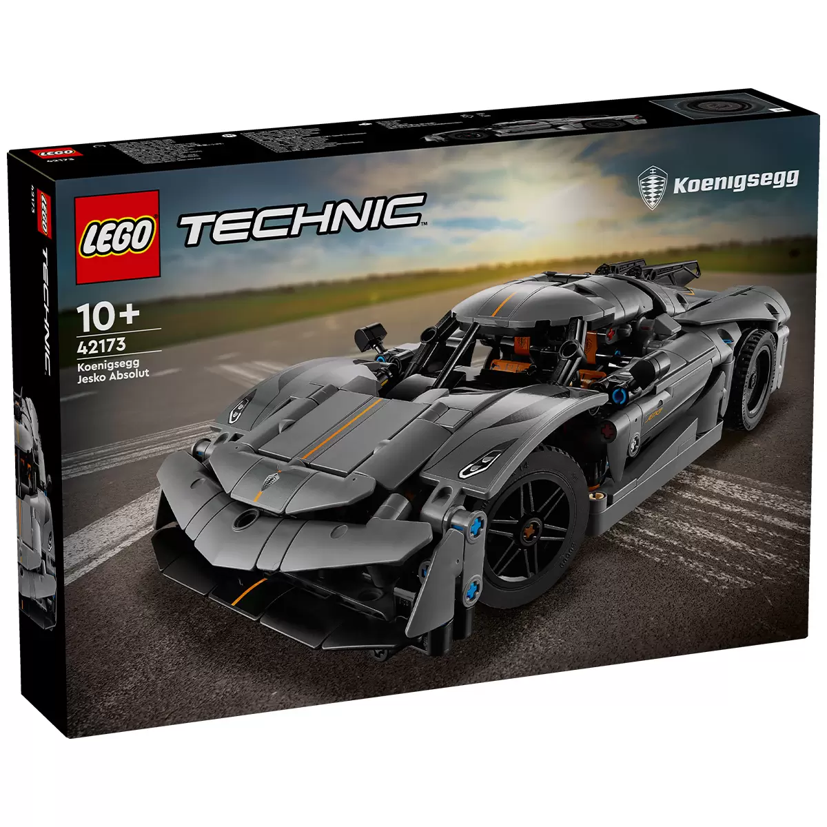 LEGO Technic Koenigsegg Jesko Absolut Grey Hypercar 42173