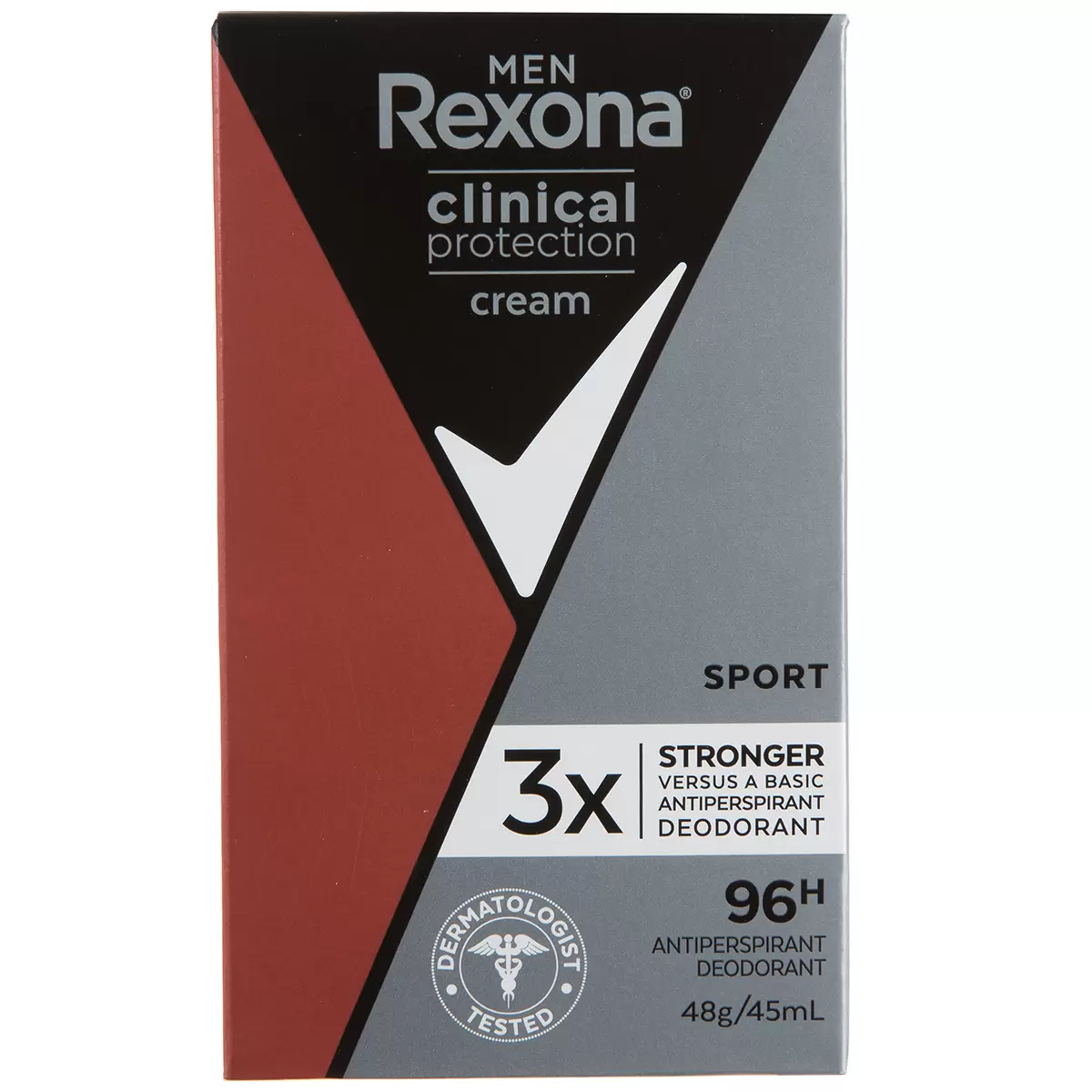 Rexona Men Clinical Protection Antiperspirant Cream Sport 3x45ml