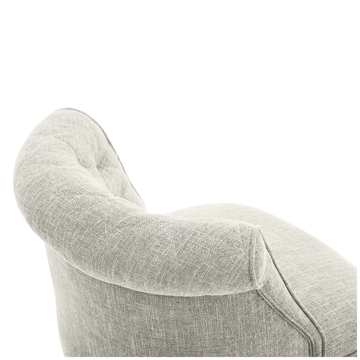 Slipper Accent Chair Light Grey