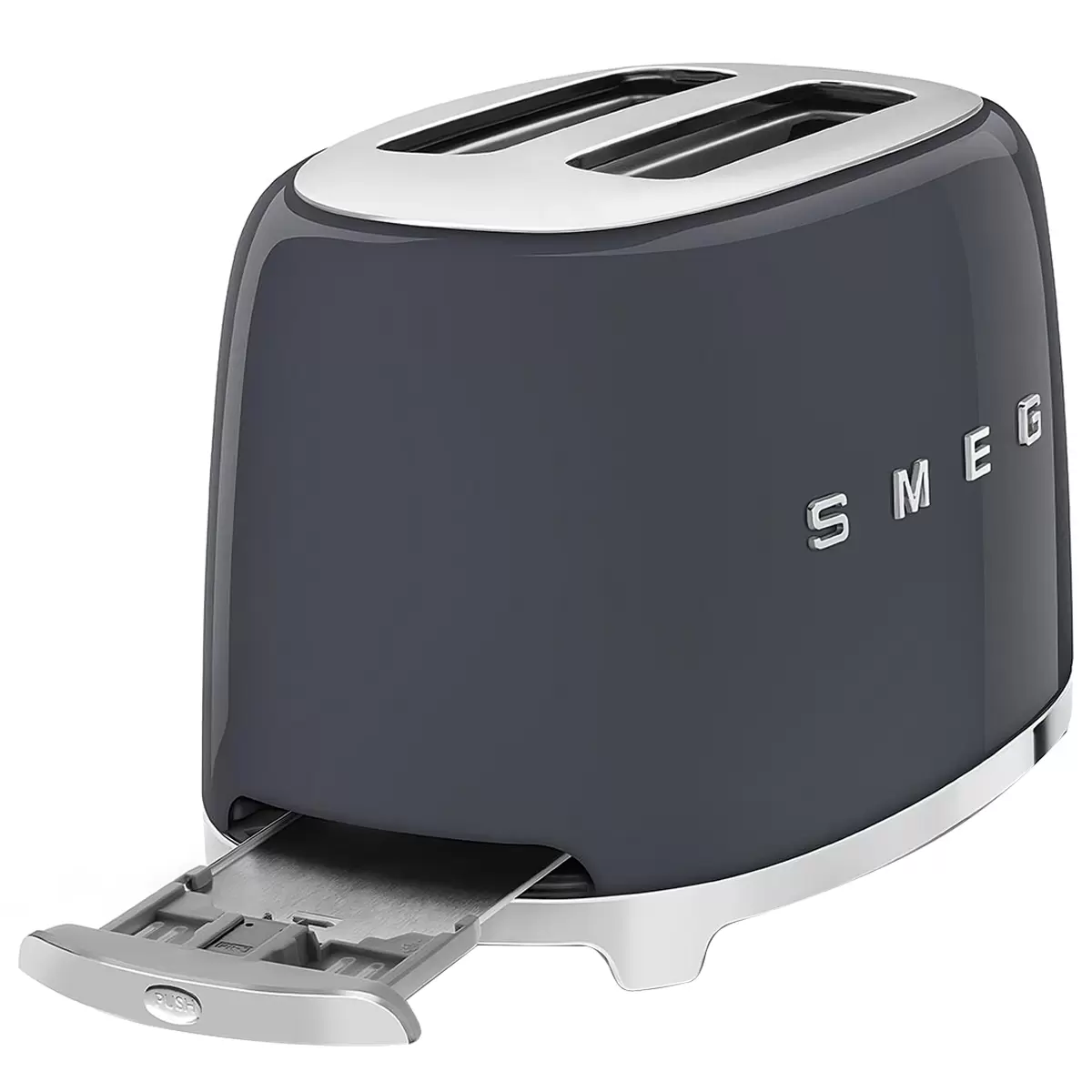 Smeg 50's Style Toaster 2 Slice Slate Grey