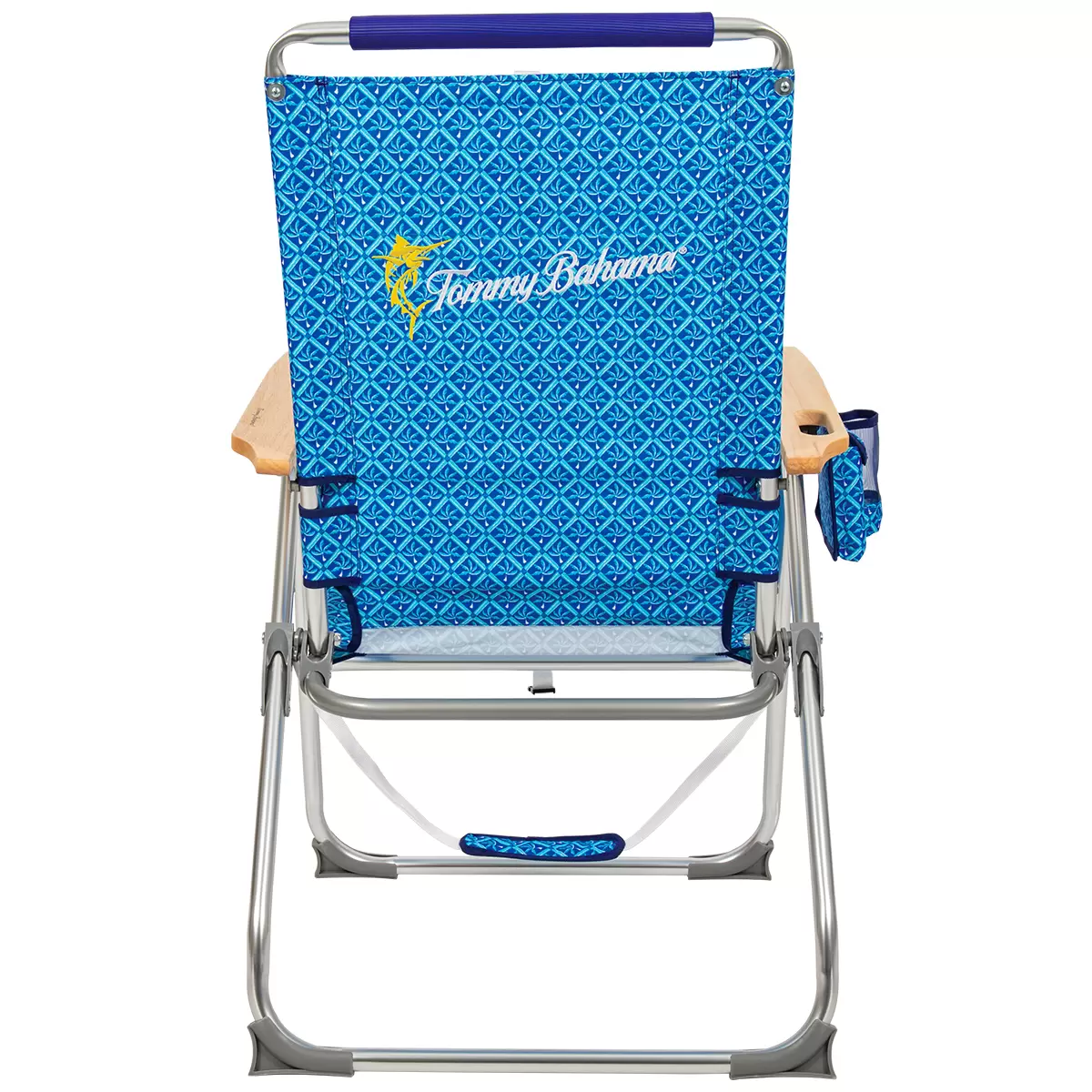 Tommy Bahama Hi-Boy Beach Chair Blue Palm