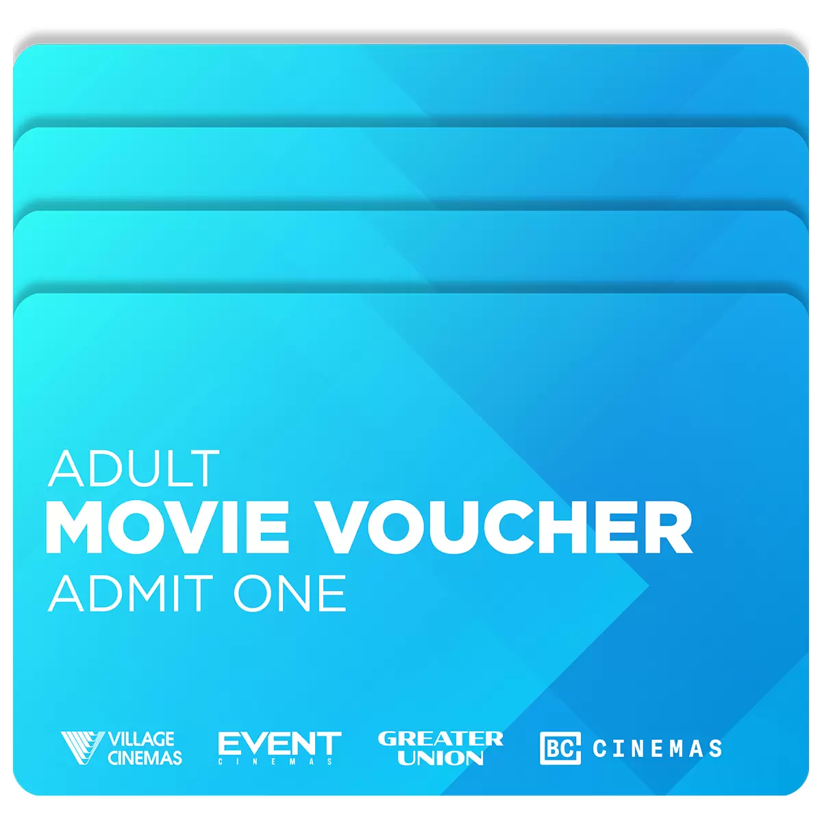 Village Cinemas 4 x Adult Tickets